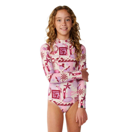 Lycra Rip Curl Costa Del Sol Ls Surfsuit Lila