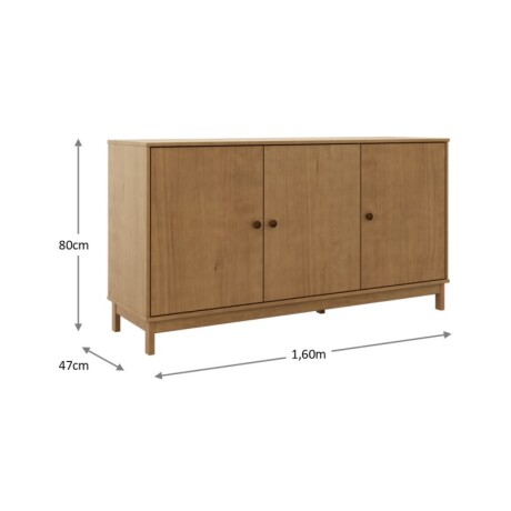 Aparador 3 Puertas Essencia Freijó U