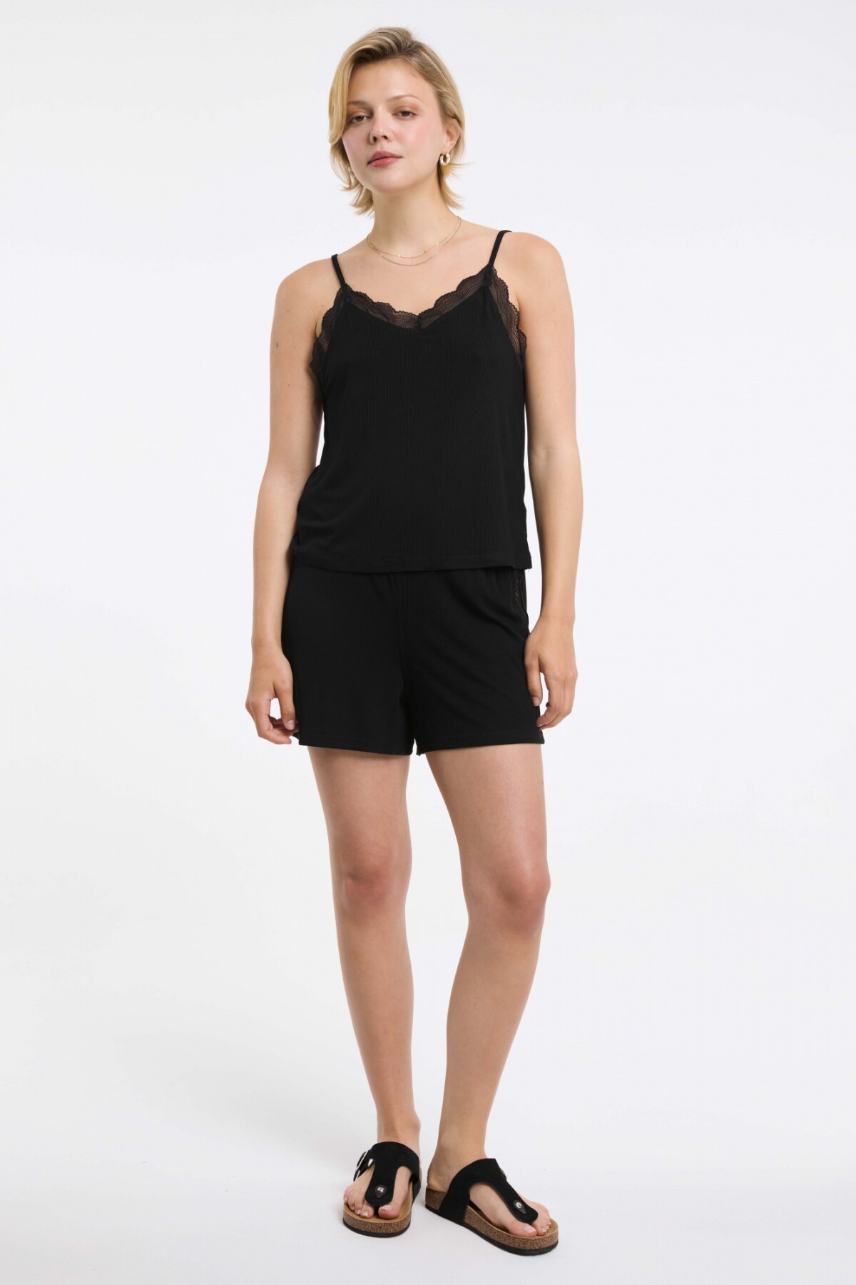 Musculosa Lorde Negro