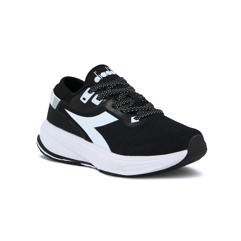 Championes Deportivos Mujer Diadora Rush Negro-Blanco