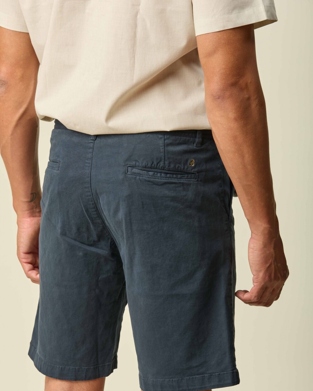 Bermuda Clásica Algodón - Azul Bermuda Clásica Algodón - Azul