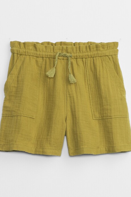 Short Utility Con Elástico Niña Green Chartreuse 032