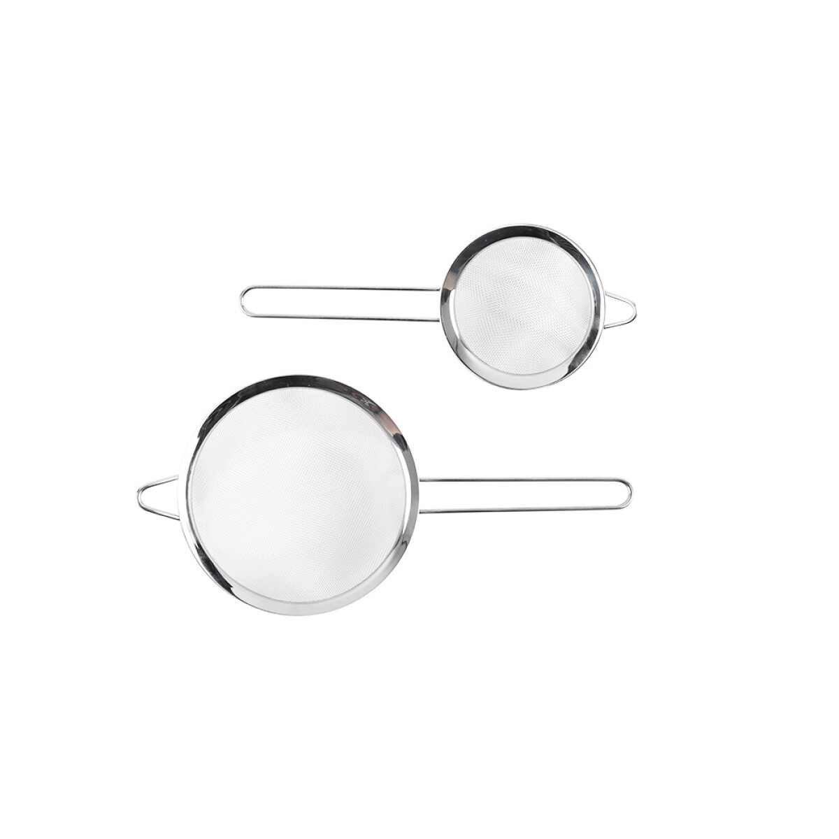 SET 2PCS COLADOR ACERO INOX 10+18CM 