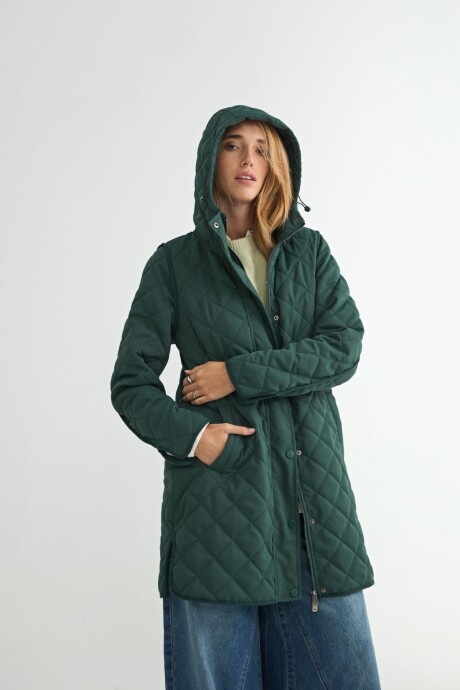 CAMPERA NEREA CON CAPUCHA Verde