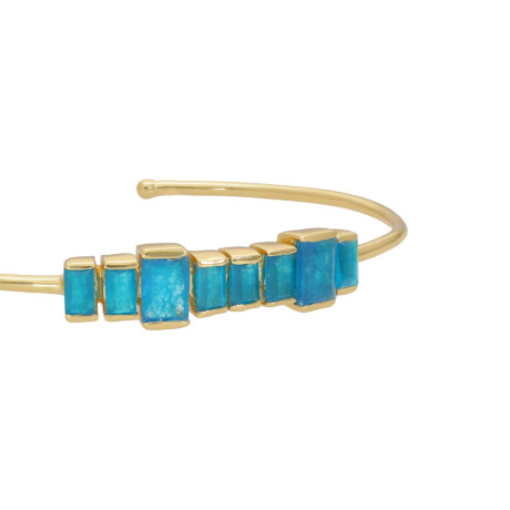 Pulsera Karvik Jade negro Plata 925 bañada de oro 18k 0