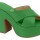 Sandalias - Vizzano - Vizzano Zueco Tiras Cruzadas c/Plataforma Ancha de Mujer - 6482.100-7286 Verde