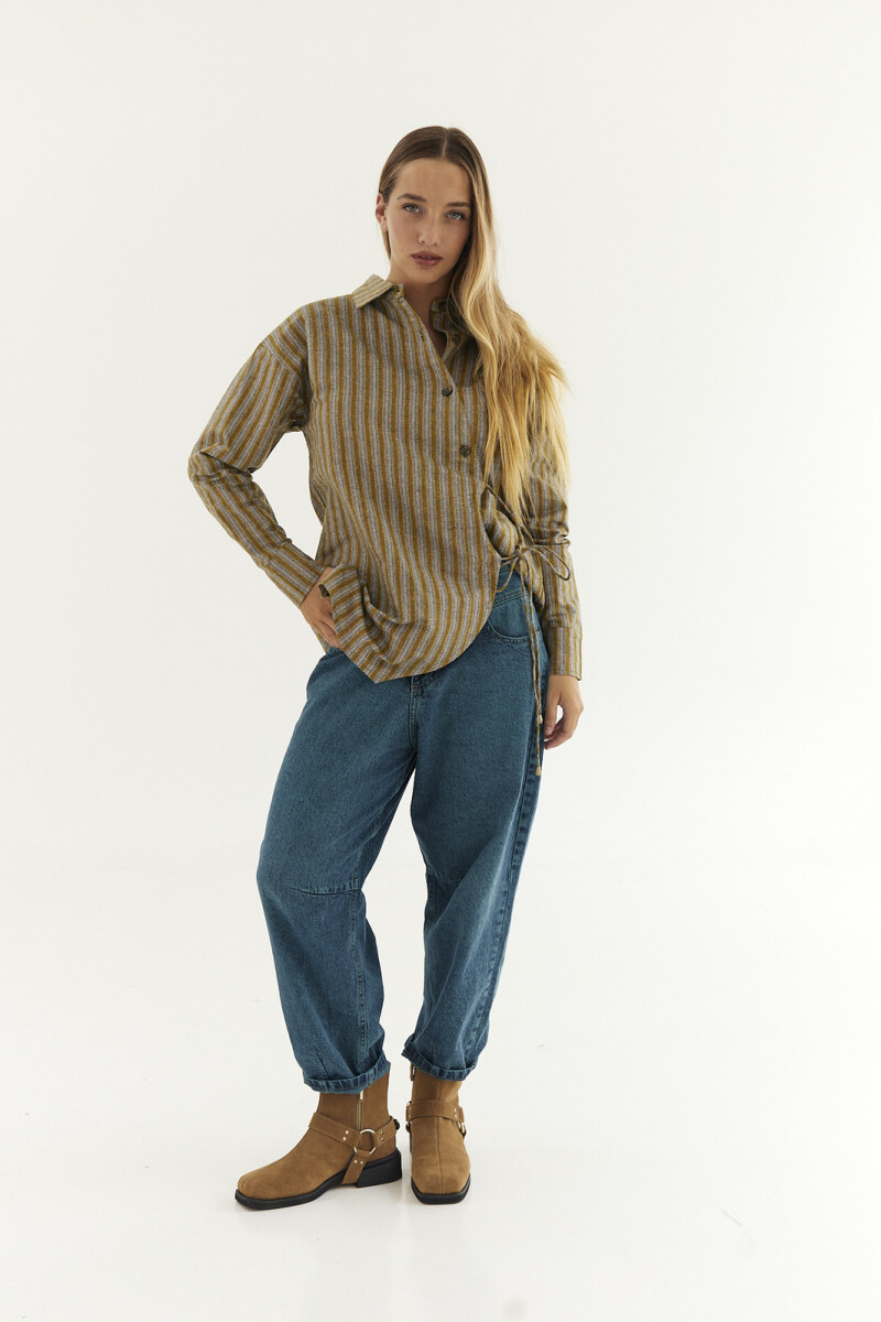 Camisa Lowe Mostaza