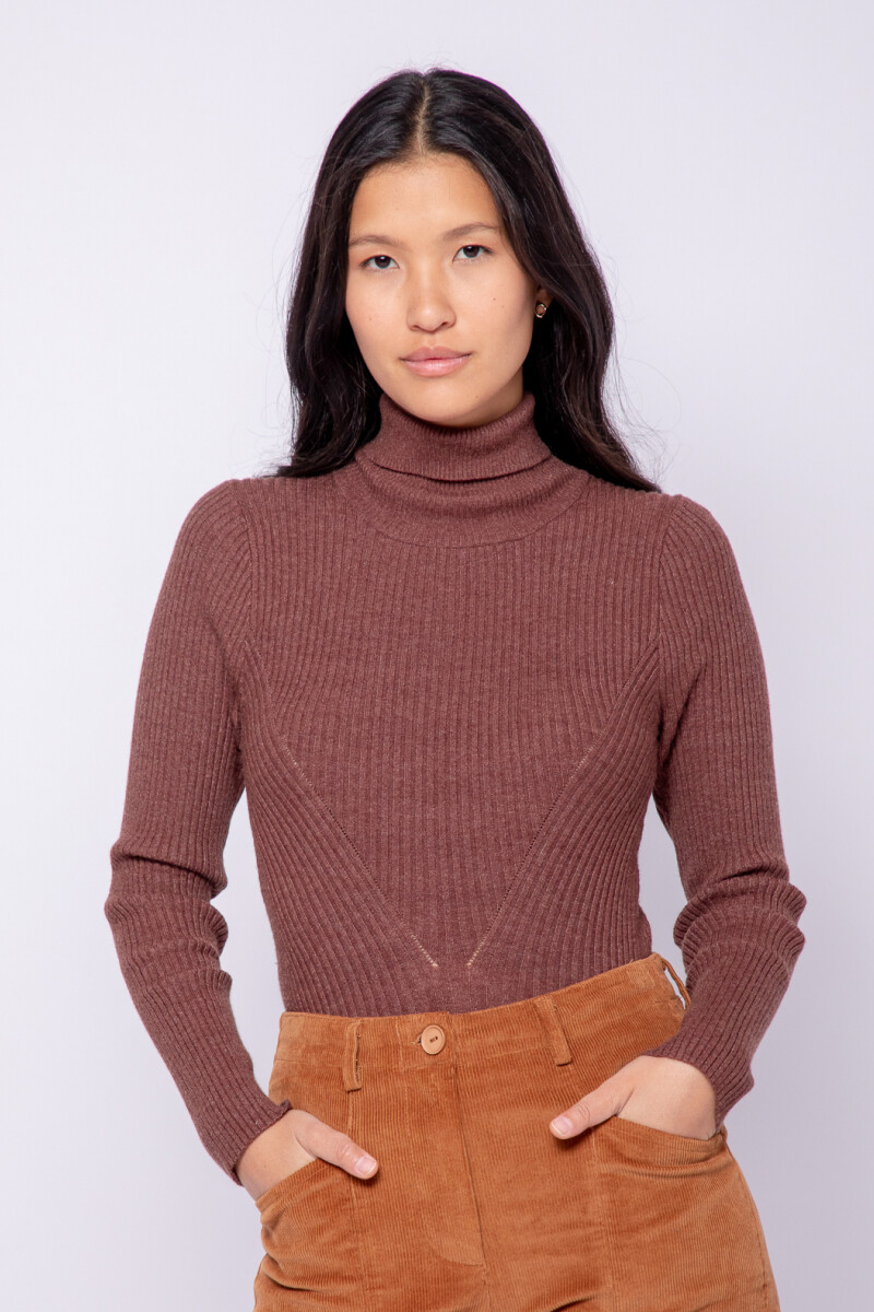 POLERA LEONTINA Marron