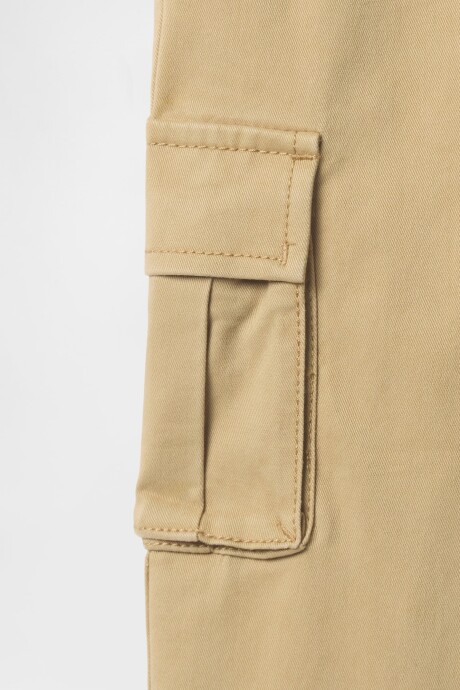 Pantalón Cargo Chino Toddler Niño New British Khaki