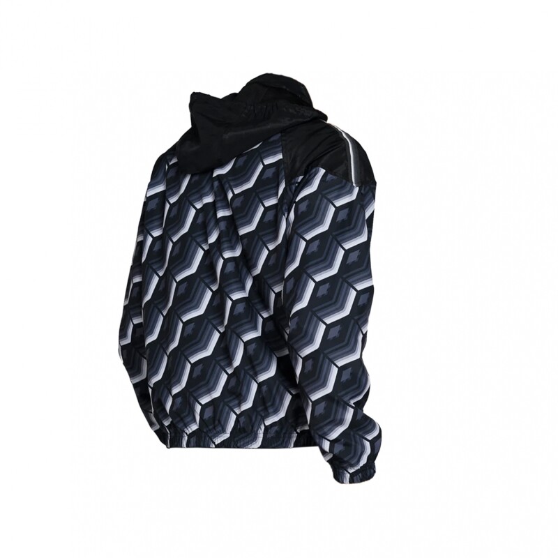 Windbreaker Panelled - Black Black