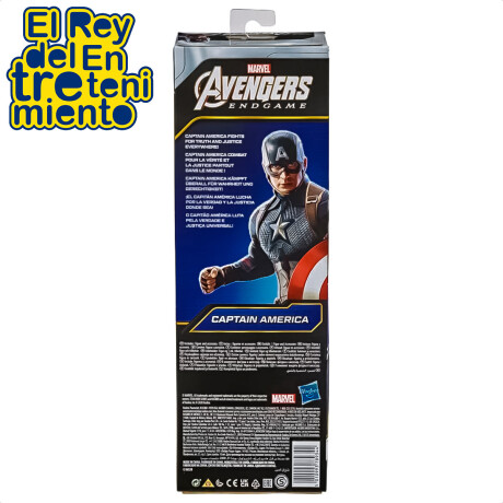 Figura Avengers Hasbro Héroes Marvel 30cm Articulada Capitán América