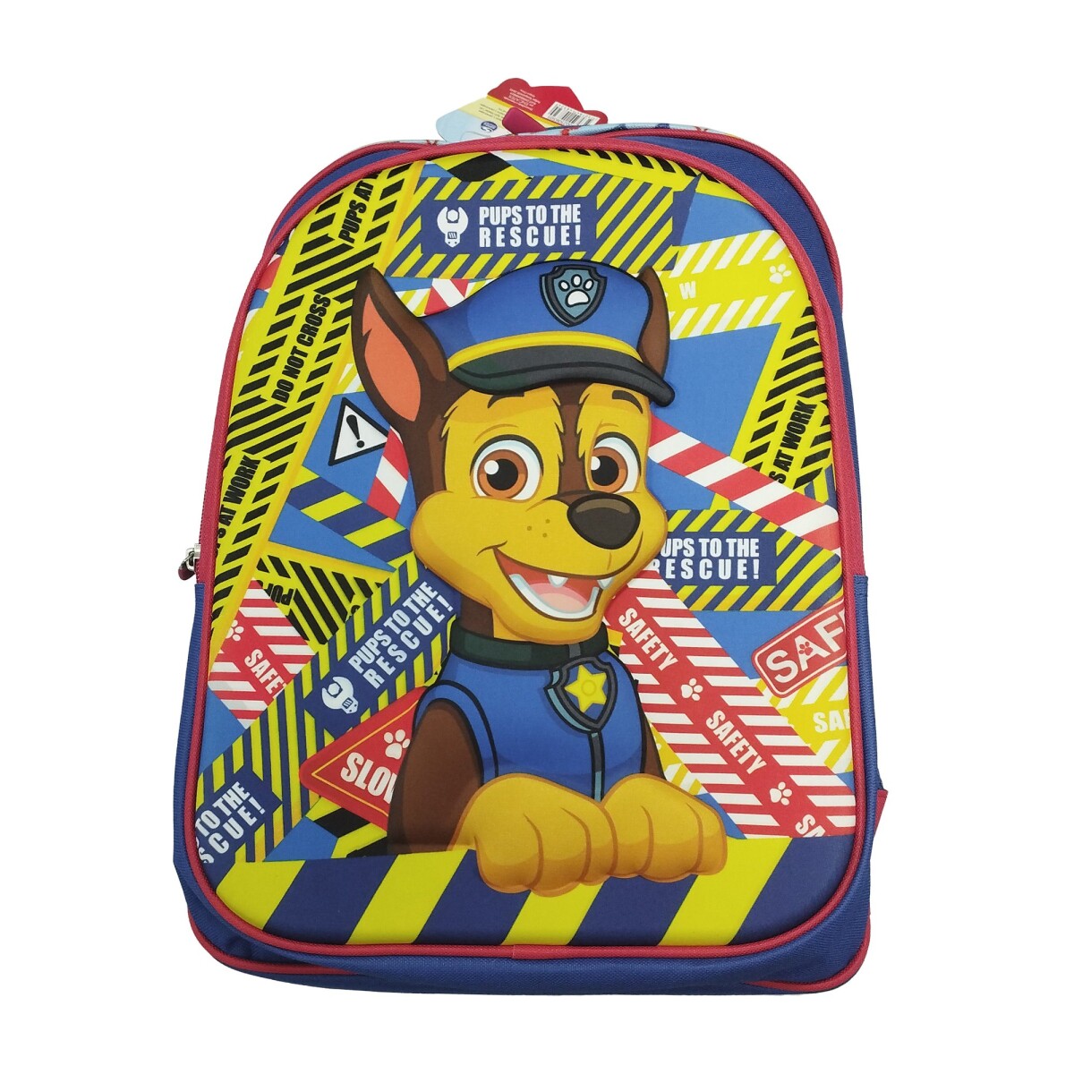 Mochila Paw Patrol - Azul - Rojo - Amarillo 
