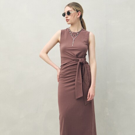 VESTIDO SUSANDE Chocolate