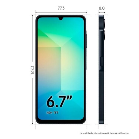 Celular Smartphone Samsung A06 64Gb 4Gb Ub VERDE-AGUA