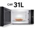 Microondas Digital Electrolux Emdy3s5mxm MICROONDAS ELECTROLUX 31L EMDY31S5MXM