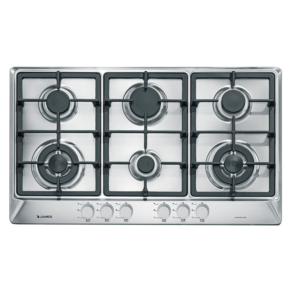 ANAFE A GAS 6-HORNALLAS GRIS JAMES 6HG-TCS