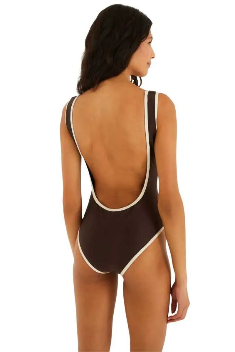 TRAJE DE BAÑO Marron