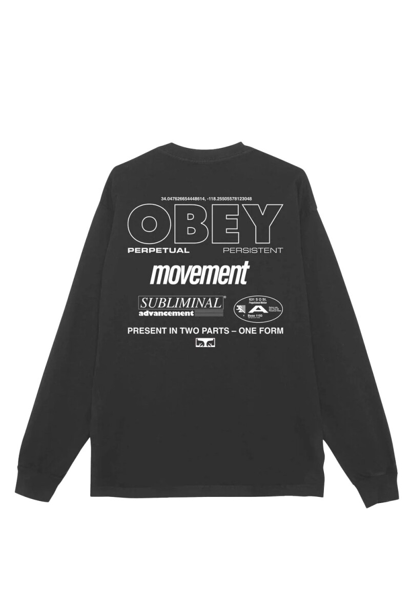 OBEY PERSISTENT MOVEMENT Negro