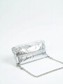 Cartera Charles Plateado