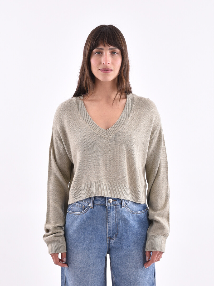 BUZO SAMANTA - VERDE MILI 