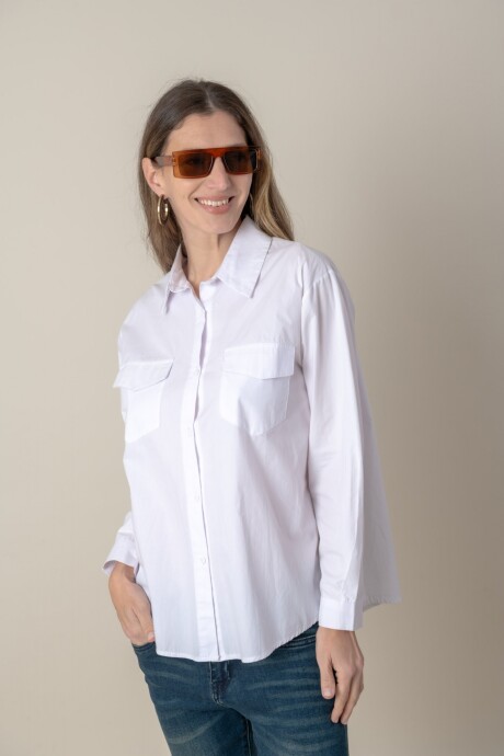 CAMISA MIEL Blanco
