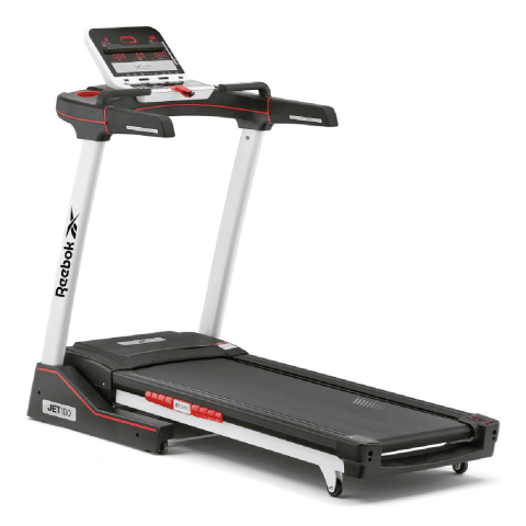 Caminador eléctrico plegable Reebok Jet 100 Serie+ Bluetooth Blanco