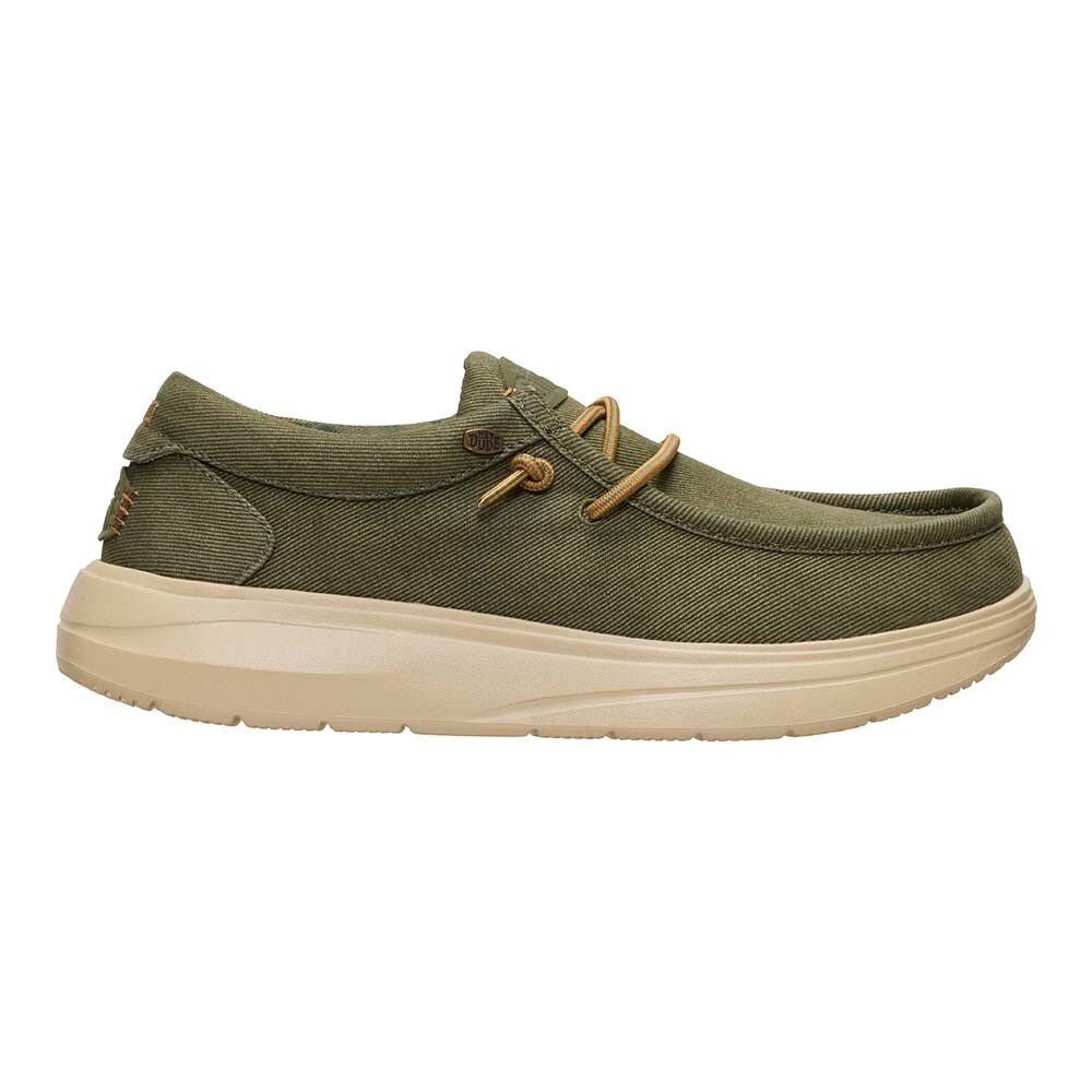 Wally COMF Worn Twill Hombre Burnt Olive/Boulder Tan