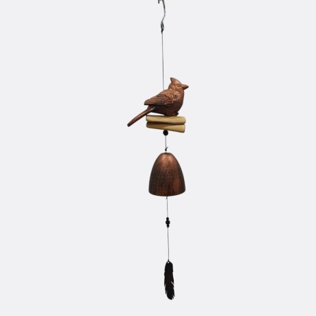 Campana de Viento Pájaro Cromado Campana de Viento Pájaro Cromado