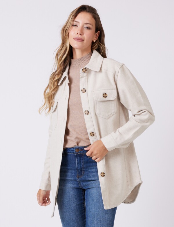 Shacket Wool Touch BEIGE