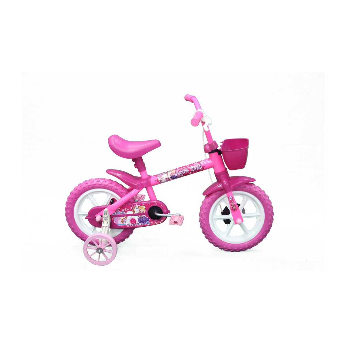 Bicicleta Track Iris Aro 12 - Rosado/Blanco 