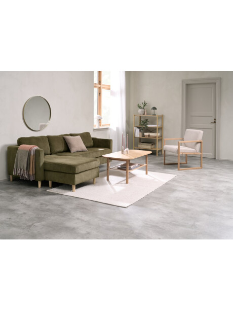 Sofá FALSLEV chaise longue verde oliva Sofá FALSLEV chaise longue verde oliva