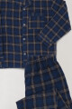 Pijama franela checks Azul