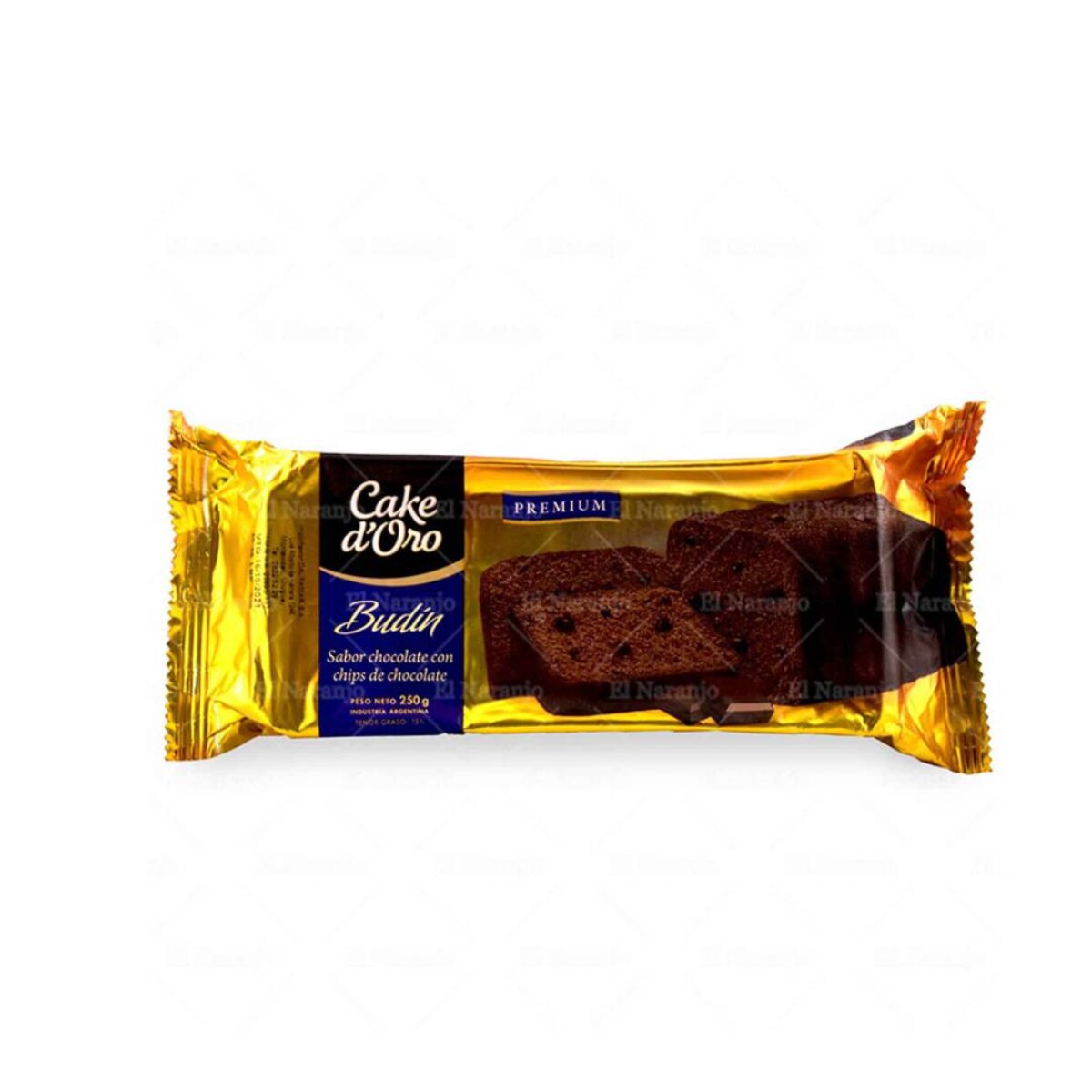 Budín Cake D`Oro 250 Grs - Chocolate 