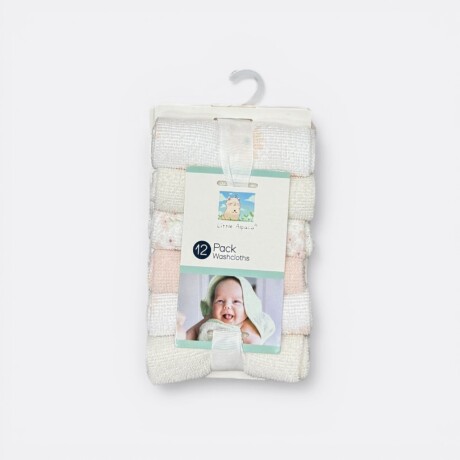 Babitas De Bebé Pack X12 Colores Crema - Rosa - Blanco