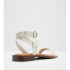 GRUGAR GOLD LEATHER WHITE/BONE
