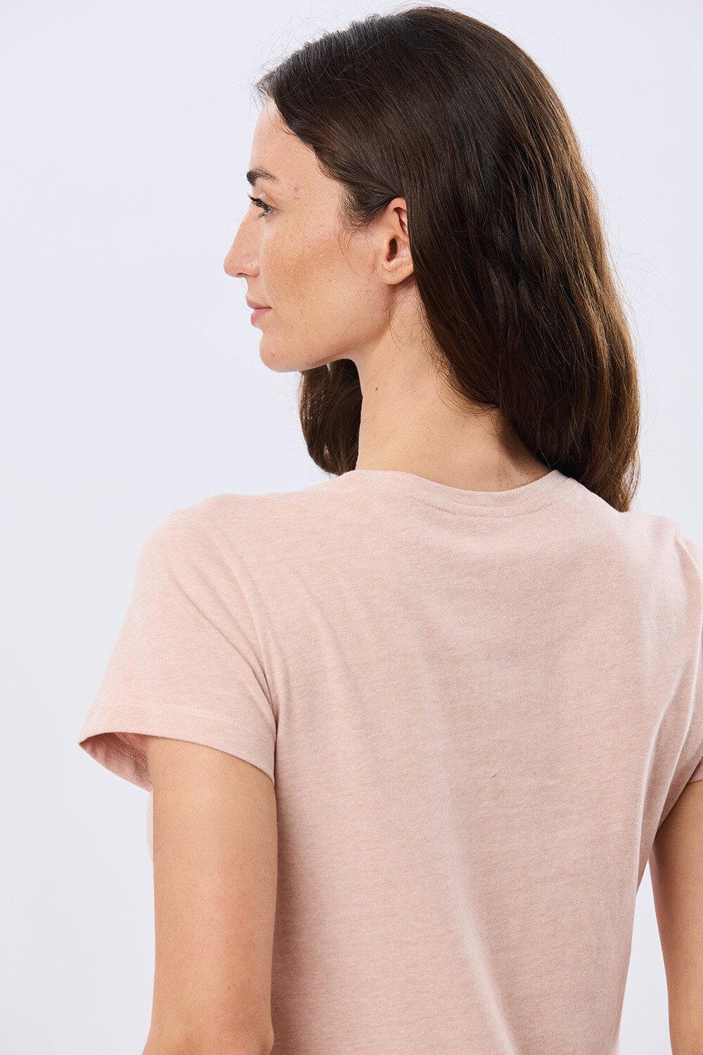 REMERA BÁSICA DE ALGODÓN Coral