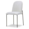 SILLA PATA DE HIERRO LACA CHOCOLATE LEVE - TELA BEIGE CLARA SILLA PATA DE HIERRO LACA CHOCOLATE LEVE - TELA BEIGE CLARA