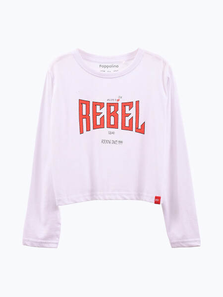 REMERA REBEL BLANCO