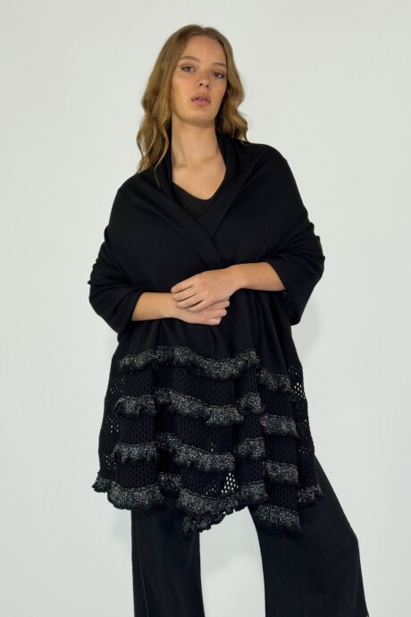 PASHMINA AZAHAR Negro