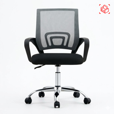 SILLA DE ESCRITORIO MALLA GRIS HY-520P