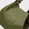 Bolso Eterial en cuero graneado Verde