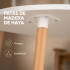 Mesa Comedor ComboHome Milan Redonda Laqueada 80Cm Premium Blanco 1