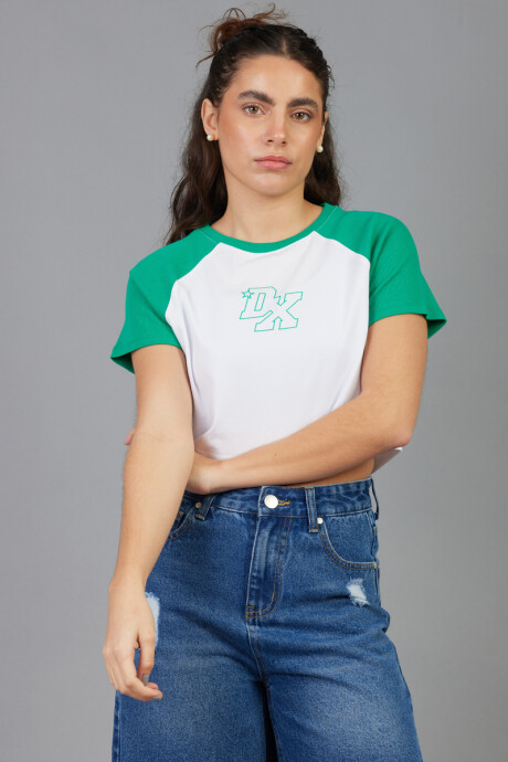 T-SHIRT FAY DIXIE Verde