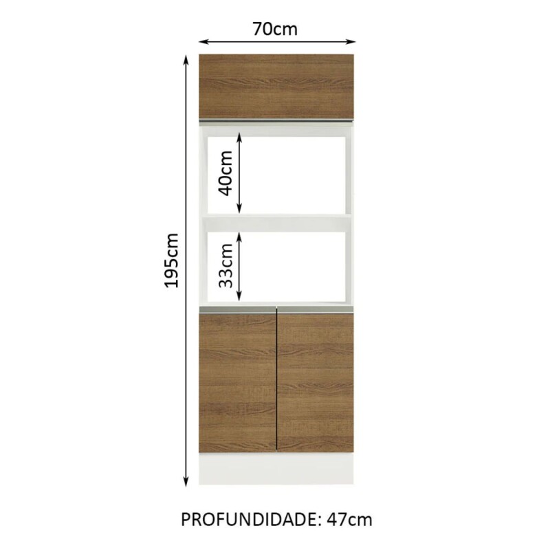 Mueble de cocina alacena Lumax 2 puertas y 1 basculante Blanco Mueble de cocina alacena Lumax 2 puertas y 1 basculante Blanco