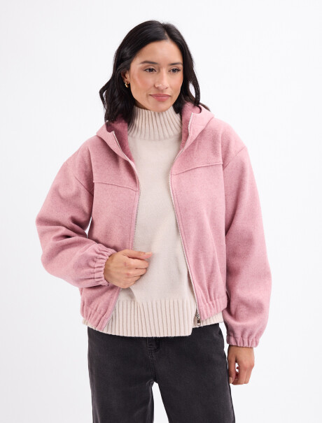 Campera paño Rocio rosa