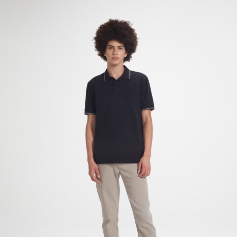 CAMISA POLO MM MASC PRETO