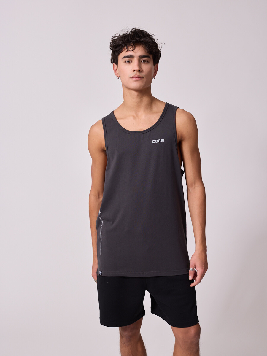 MUSCULOSA SALCO DIXIE Gris Oscuro