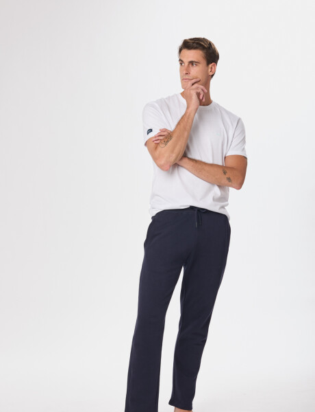 PANTALON DE FELPA Azul