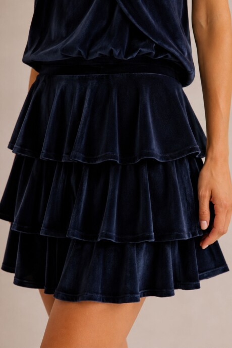 Mini Volar velvet Azul