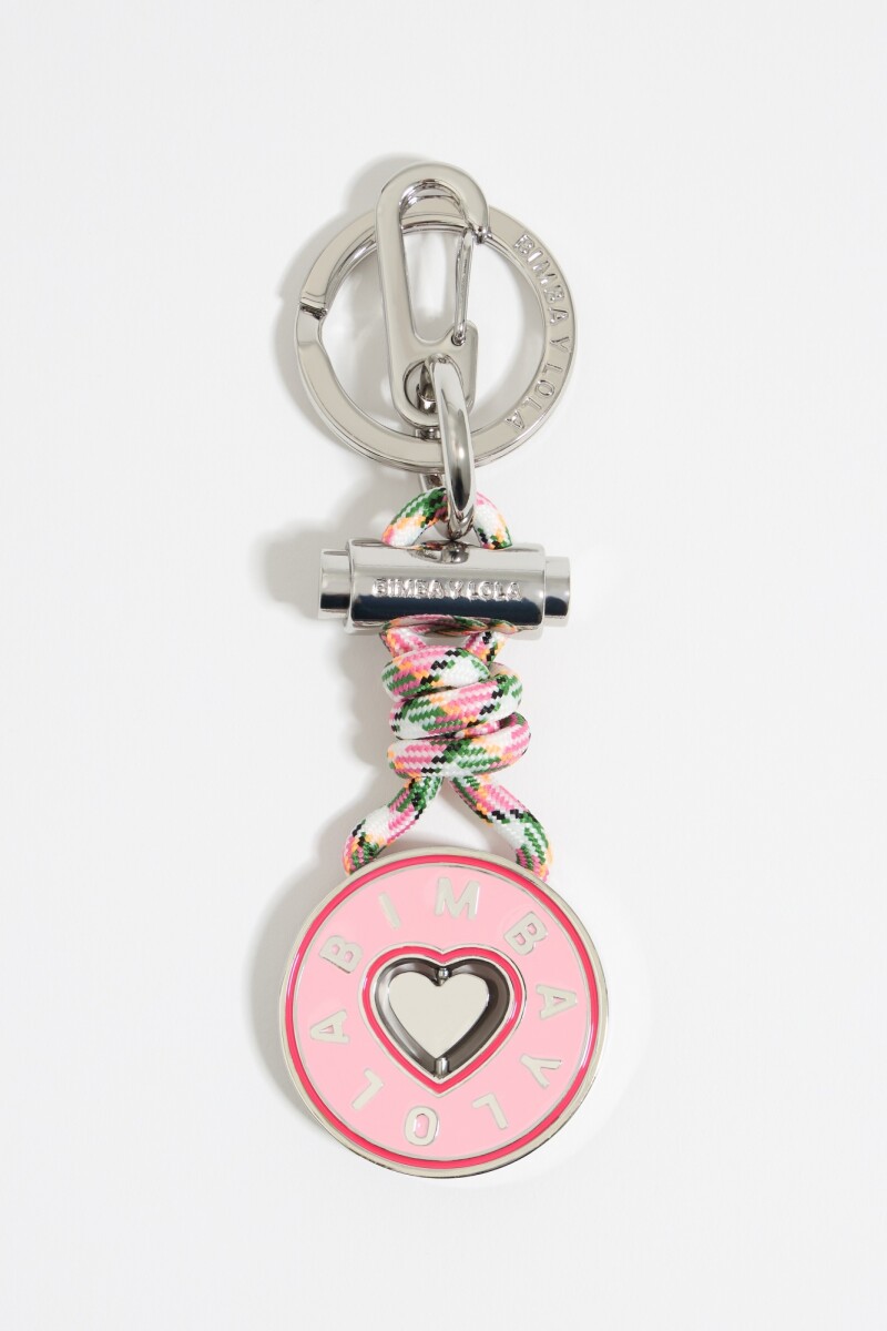 LLAVERO CIRCULAR CORAZÓN 